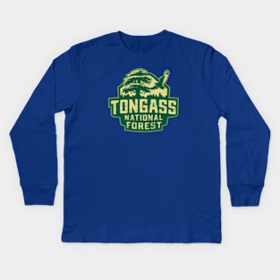 Tongass National Forest Alaska's Treasure Kids Long Sleeve T-Shirt